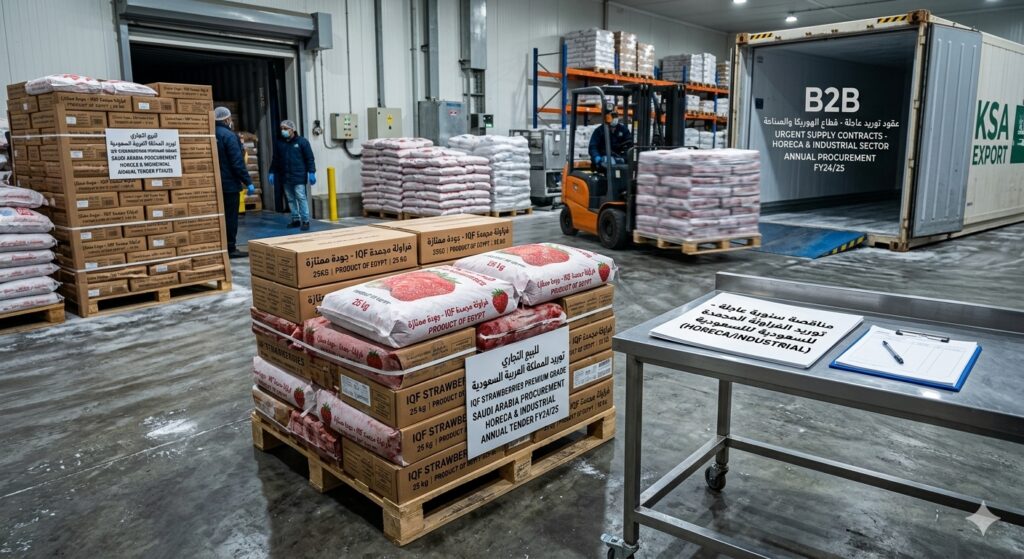 IQF Strawberries Supply Saudi Arabia