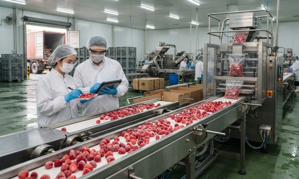 Supply IQF Strawberries to Vietnam